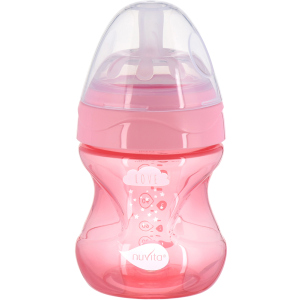 Детская Антиколиковая бутылочка для кормления Nuvita Mimic Cool 150 мл Розовая (NV6012PINK) ТОП в Чернигове