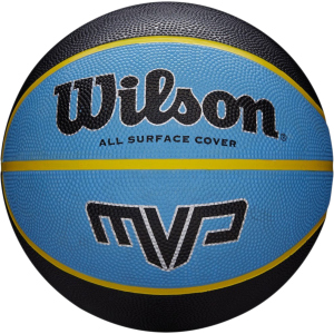 М'яч баскетбольний Wilson MVP 295 Size 7 Black/Blue (WTB9019XB07) ТОП в Чернігові