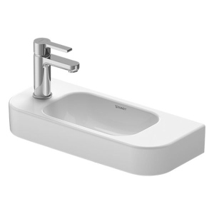 Умивальник для рук Duravit Happy D.2 без отвору для змішувача, білий (0711500000)