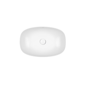 Раковина-чаша Qtap Cardinal 600х380 White з донним клапаном QT04117060TW краща модель в Чернігові