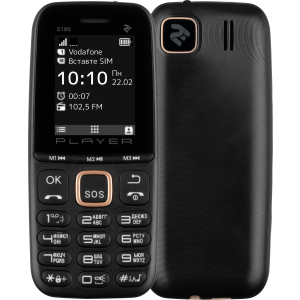 купити Мобільний телефон 2E S180 2021 DualSim Black-Gold