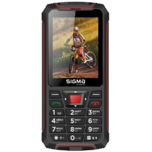 Телефон Sigma X-treme PR68 Black Red ТОП в Чернигове