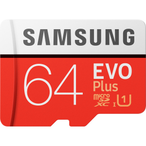 Samsung EVO Plus microSDXC 64GB UHS-I Class 10 + адаптер SD (MB-MC64HA/RU) ТОП в Чернігові