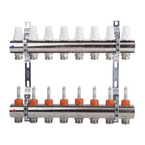 хорошая модель Коллектор Icma 1" 8 выходов, с расходомером №K013