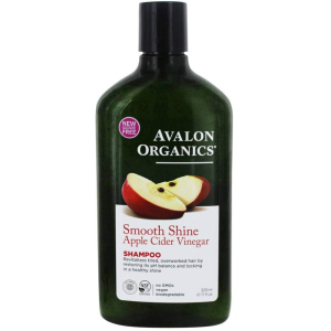 Шампунь для гладкости и сияния волос Avalon Organics Яблочный уксус 325 мл (654749351352)