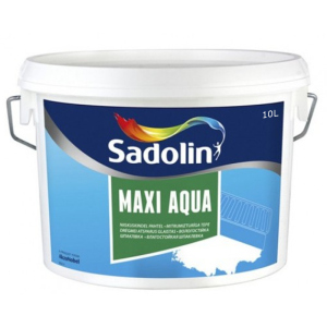 Шпаклівка акрилова SADOLIN MAXI AQUA вологостійка блакитна 10л краща модель в Чернігові