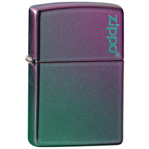 Запальничка Zippo Reg Iridescent Matte Logo Хамелеон (Zippo 49146 ZL) краща модель в Чернігові