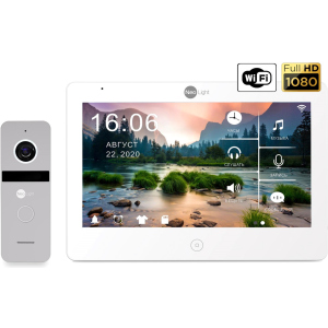 Комплект видеодомофона NeoLight Mezzo HD WF и Solo FHD Silver в Чернигове