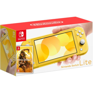 Nintendo Switch Lite Yellow + Гра Mortal Kombat 11 (російська версія) краща модель в Чернігові