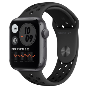Смарт-часы Apple Watch SE Nike GPS 44mm Space Gray Aluminium Case with Anthracite/Black Nike Sport Band (MYYK2UL/A) в Чернігові