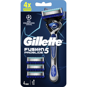хороша модель Верстат для гоління чоловічий (Бритва) Gillette Fusion5 ProGlide c 4 змінними картриджами (7702018396825)