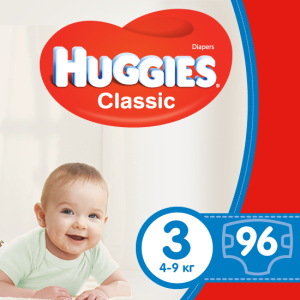 Підгузки Huggies Classic Giga 3 4-9 кг 96 шт (5029053547282)