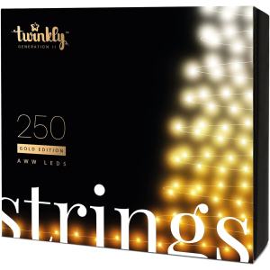 Світлодіодна Smart LED гірлянда Twinkly Strings AWW 250, BT+WiFi, Gen II, IP44, чорний кабель (TWS250GOP-BEU) в Чернігові