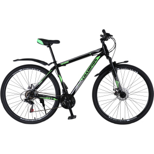 Велосипед Champion Spark 29" 19.5" Black-green-white (29ChWS21-003252) ТОП в Чернигове