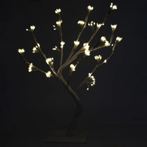 Новогодняя светодиодная декорация Devilon Дерево 45х48х50 см Белая (141226) ТОП в Чернигове