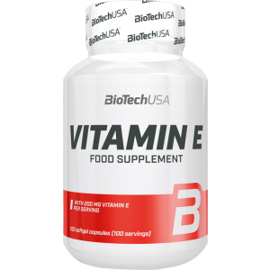 Вітаміни Biotech Vitamin E 200 100 капсул (5999076225965) краща модель в Чернігові