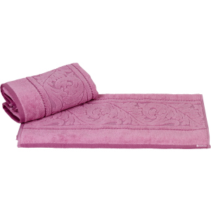 Махровое полотенце с жаккардовым бордюром Hobby Sultan 70x140 Pink (8693675947552) лучшая модель в Чернигове