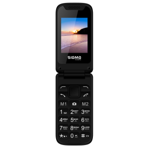 Мобильный телефон Sigma mobile X-style 241 Snap Black (4827798524718) ТОП в Чернигове