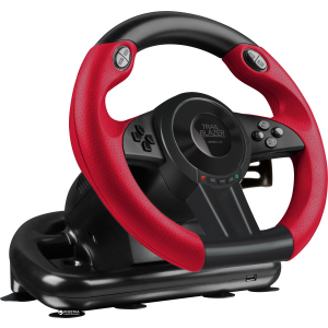 Дротове кермо SPEEDLINK Trailblazer Racing Wheel PC/Xbox One/PS3/PS4 Black/Red (SL-450500-BK) краща модель в Чернігові