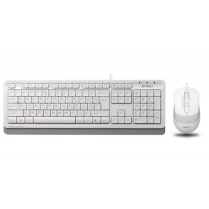 Комплект A4Tech F1010 White ТОП в Чернігові