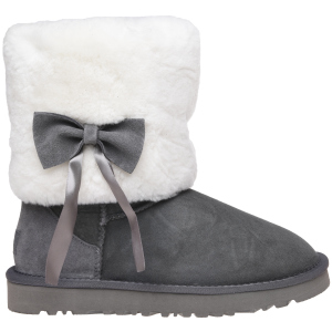 Уггі UGG Classic Short Fur Bow 117013 41 Grey в Чернігові