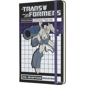 Нотатник Moleskine Transformers 13 х 21 см 240 сторінок у лінійку Мегатрон (8058341715215) рейтинг