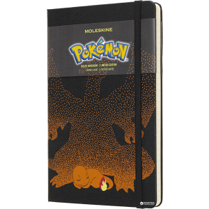 Записная книга Moleskine Pokemon 13 х 21 см 240 страниц в линейку Чармандер (8058341716847) в Чернигове