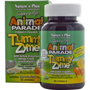 Комплекс Natures Plus Animal Parade Tummy Zyme для улучшения пищеварения Тропический фрукт 90 жевательных таблеток (97467299474) ТОП в Чернигове