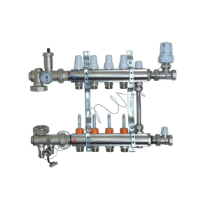 Коллектор для теплого пола Icma A2K0113 на 5 контуров A2K0113-5