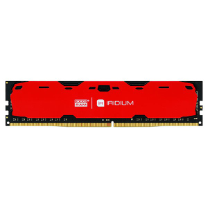 Оперативна пам'ять Goodram DDR4-2400 16384MB PC4-19200 Iridium Red (IR-R2400D464L17/16G) ТОП в Чернігові