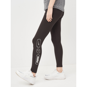 Спортивные леггинсы Puma Rebel High 7 8 Leggings 58583651 L Black-Untamed (4063697323773) лучшая модель в Чернигове