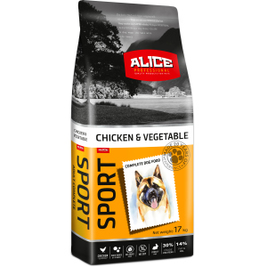 Сухий корм Alice Sport Chicken and Vegetable з куркою, рисом та овочами 17 кг (5997328300774)