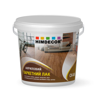 купить Паркетний акриловий лак Himdecor СК-06 напівматовий 2.2 кг