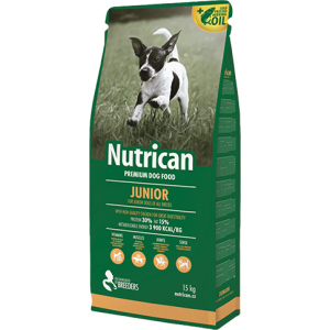 Сухий корм Nutrican Junior для цуценят зі смаком курки 15 кг (nc506989) в Чернігові