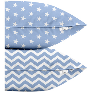 Набор наволочек Cosas Set Pillow Star Blue ZigZag Blue 50х70 2 шт (4822052023419)