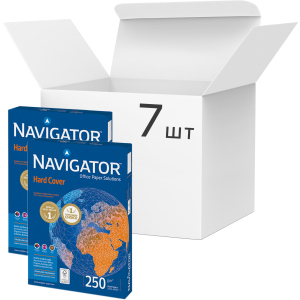 Набір паперу Navigator Hard Cover А4 250 г/м² клас А 875 листів Білої (5602007989460) надійний